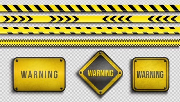 warning road signs and meanings